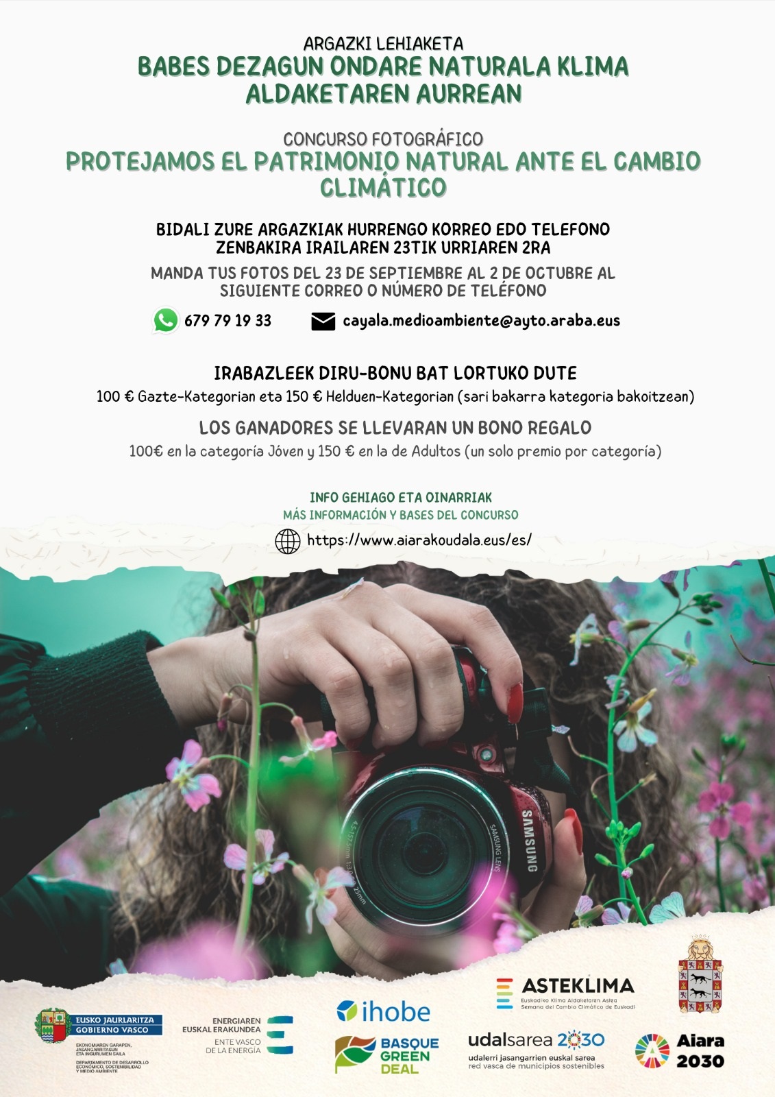Concurso fotografía - “PROTEJAMOS NUESTRO PATRIMONIO FRENTE AL CAMBIO CLIMÁTICO”
